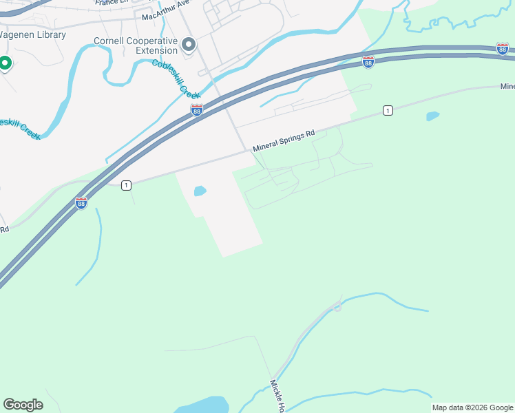 map of restaurants, bars, coffee shops, grocery stores, and more near 137 Red Tail Ridge in Cobleskill