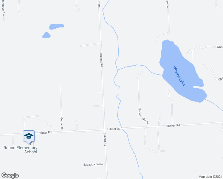 map of restaurants, bars, coffee shops, grocery stores, and more near 4272 Bullard Road in Hartland