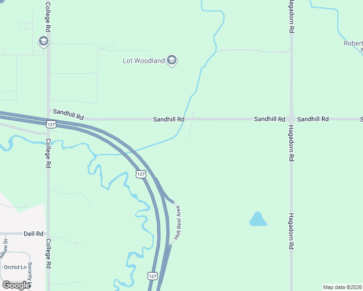 map of restaurants, bars, coffee shops, grocery stores, and more near 3215 Sandhill Road in Mason