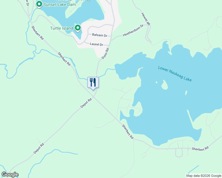 map of restaurants, bars, coffee shops, grocery stores, and more near 234 Sherbert Road in Ashburnham