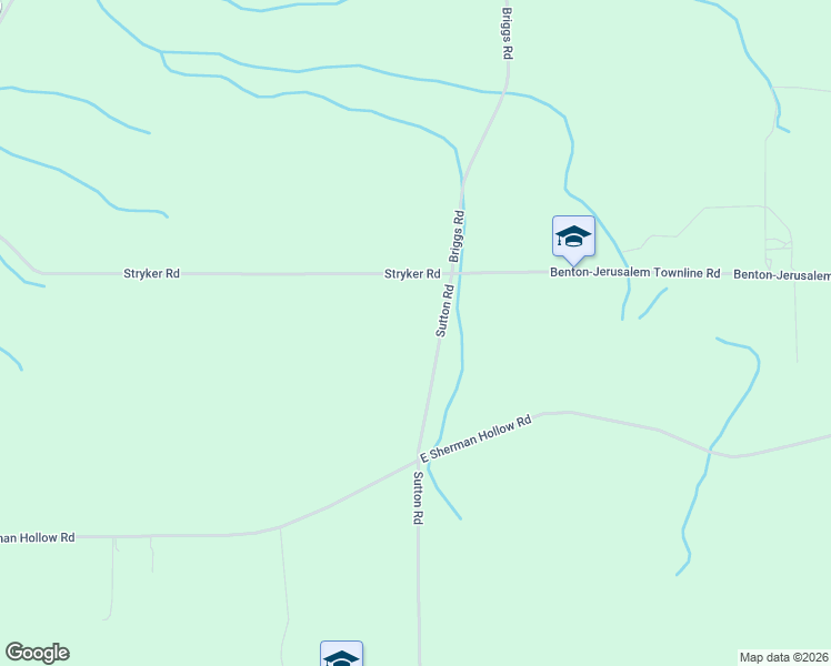 map of restaurants, bars, coffee shops, grocery stores, and more near 1978 Sutton Road in Penn Yan