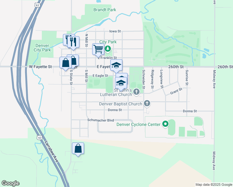 map of restaurants, bars, coffee shops, grocery stores, and more near 507 Lincoln Street in Denver
