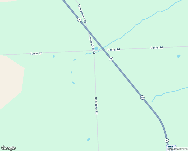map of restaurants, bars, coffee shops, grocery stores, and more near 7340 Rock River Road in Ovid