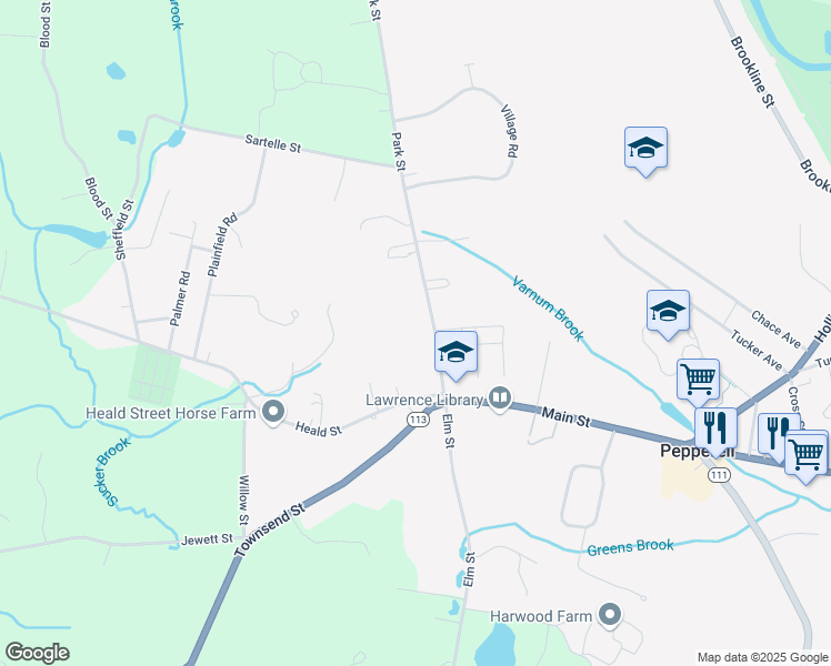 14 Park Street, Pepperell MA Walk Score