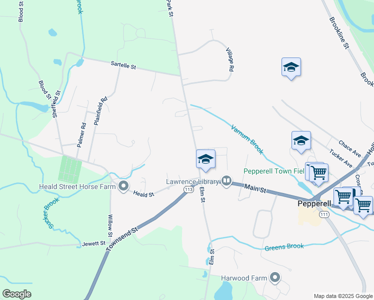 14 Park Street, Pepperell MA Walk Score