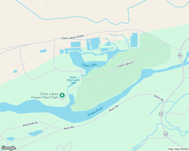 map of restaurants, bars, coffee shops, grocery stores, and more near 323 Clear Lake Lane in Buhl