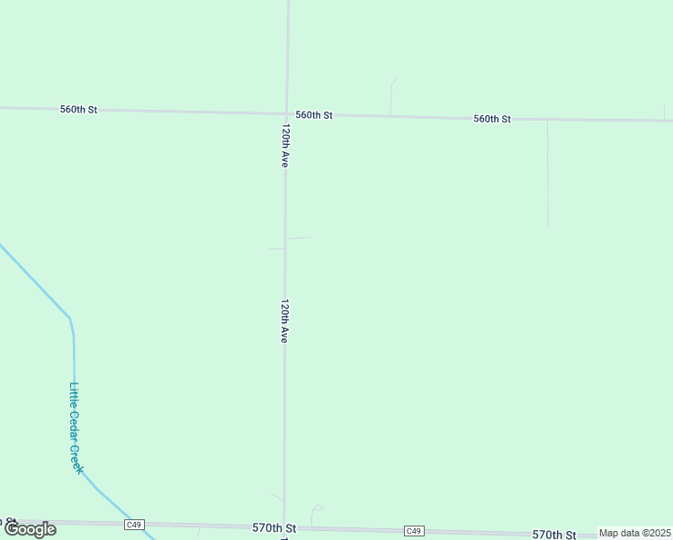 map of restaurants, bars, coffee shops, grocery stores, and more near 56344 120th Avenue in Fonda