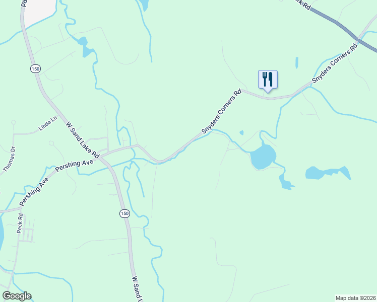 map of restaurants, bars, coffee shops, grocery stores, and more near 92 Snyders Corners Road in Wynantskill