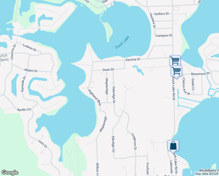 map of restaurants, bars, coffee shops, grocery stores, and more near 3410 Mapleridge in Highland Charter Township