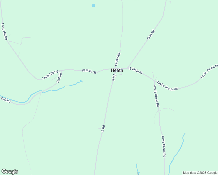 map of restaurants, bars, coffee shops, grocery stores, and more near 14 South Road in Heath