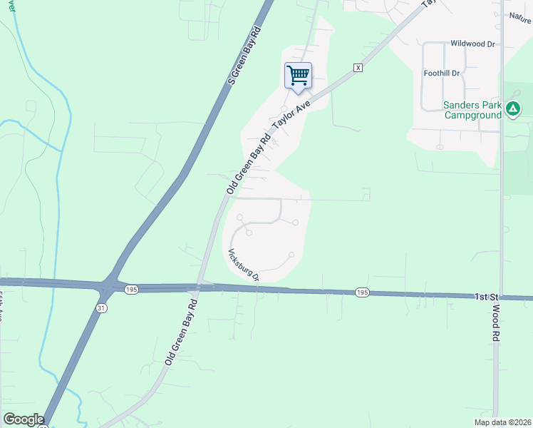 map of restaurants, bars, coffee shops, grocery stores, and more near 6611 Lincolnshire Drive in Mount Pleasant