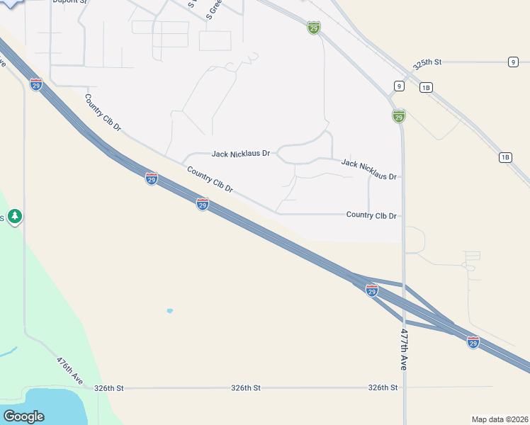 map of restaurants, bars, coffee shops, grocery stores, and more near 1506 Country Club Dr in Elk Point