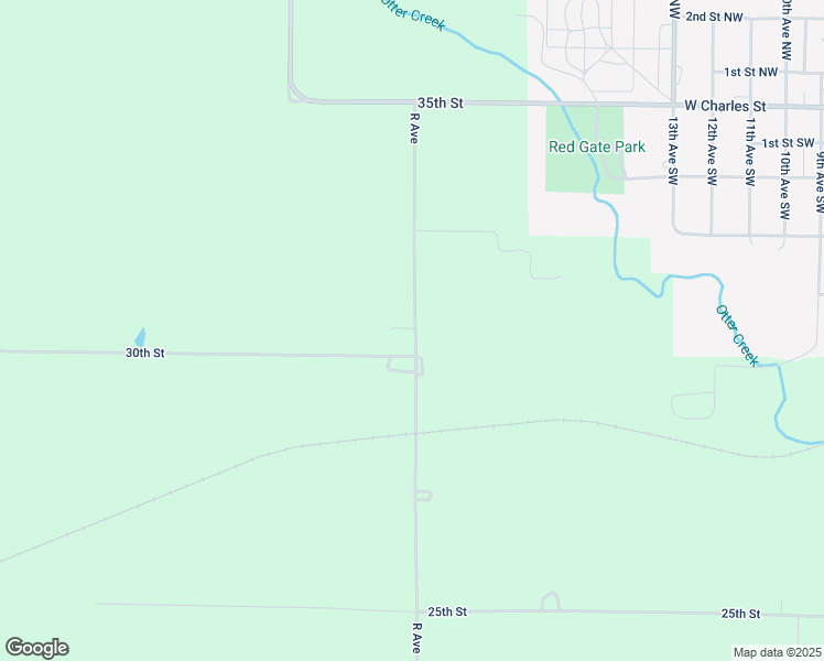 map of restaurants, bars, coffee shops, grocery stores, and more near 3061-3281 R Avenue in Oelwein