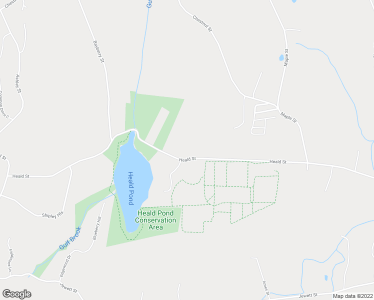 map of restaurants, bars, coffee shops, grocery stores, and more near 115 Heald Street in Pepperell