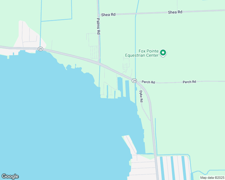 map of restaurants, bars, coffee shops, grocery stores, and more near 7869 Belleau Road in St. Clair County
