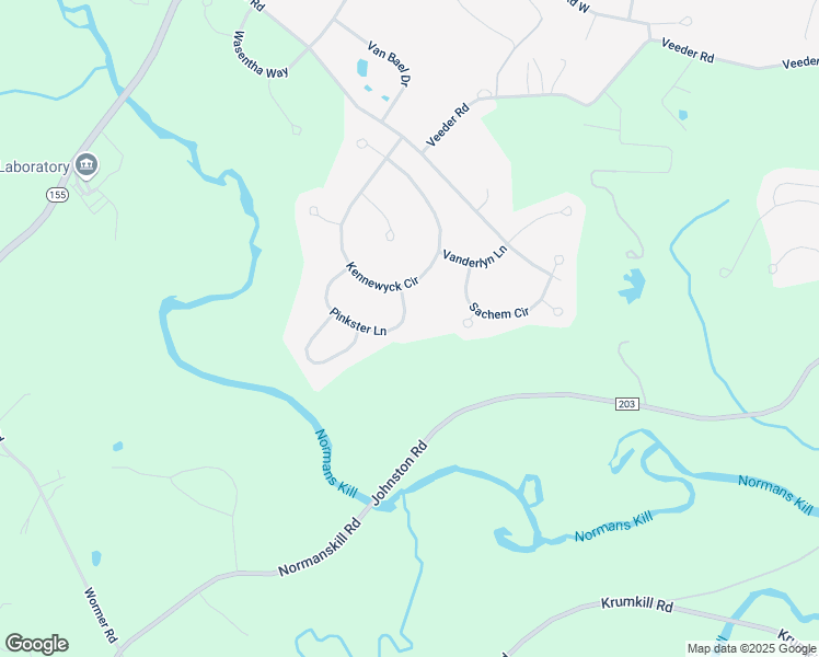 map of restaurants, bars, coffee shops, grocery stores, and more near 424 Pinkster Lane in Slingerlands