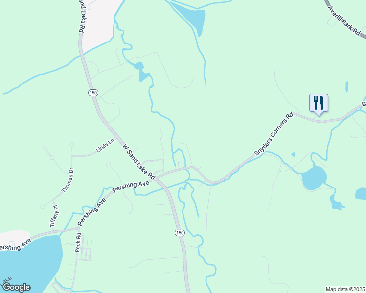 map of restaurants, bars, coffee shops, grocery stores, and more near 23 Williams Street in Wynantskill