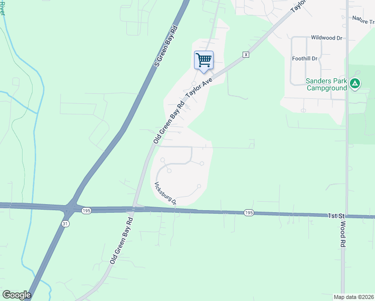 map of restaurants, bars, coffee shops, grocery stores, and more near 6611 Lincolnshire Drive in Mount Pleasant