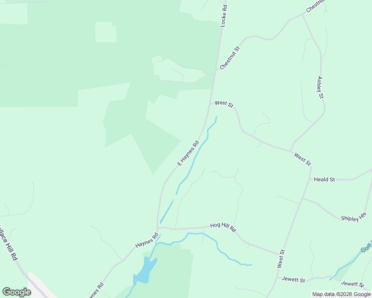 map of restaurants, bars, coffee shops, grocery stores, and more near 106 Haynes Road in Townsend