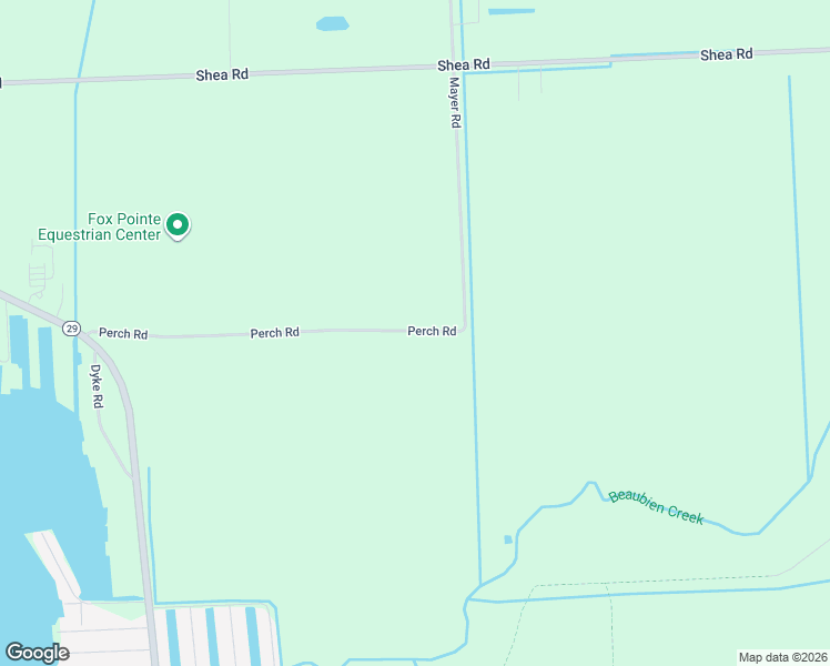 map of restaurants, bars, coffee shops, grocery stores, and more near 7680 Mayer Road in St. Clair County