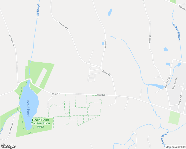 map of restaurants, bars, coffee shops, grocery stores, and more near 28 Chestnut Street in Pepperell