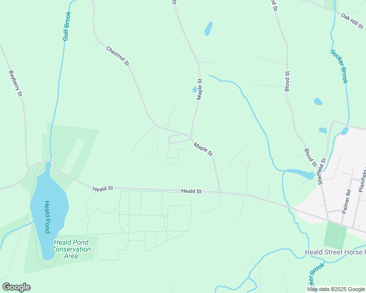 map of restaurants, bars, coffee shops, grocery stores, and more near 18 Maple Street in Pepperell