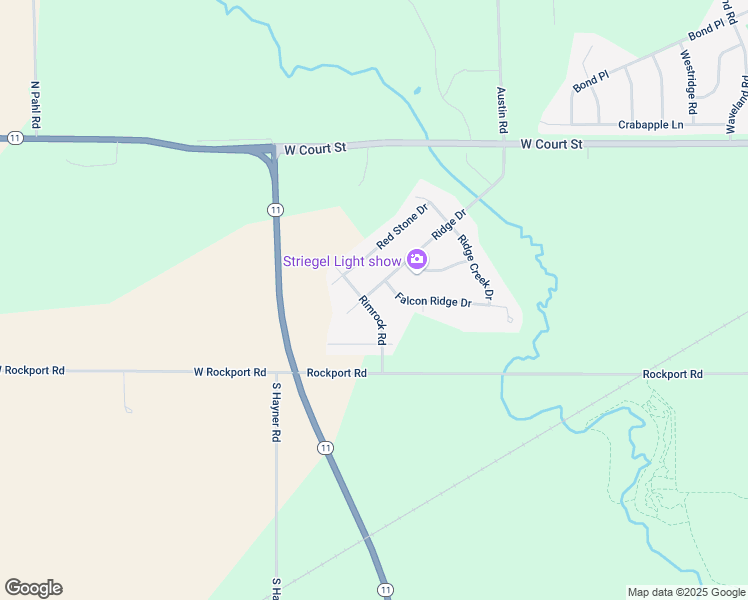 map of restaurants, bars, coffee shops, grocery stores, and more near 505 Rimrock Road in Janesville