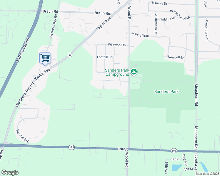 map of restaurants, bars, coffee shops, grocery stores, and more near 4811 Longwood Drive in Mount Pleasant