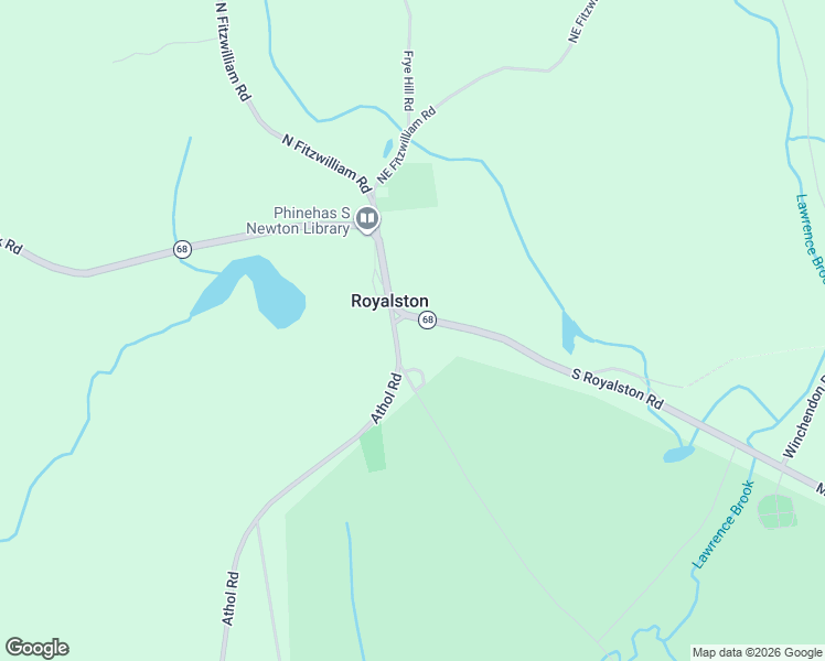 map of restaurants, bars, coffee shops, grocery stores, and more near 4 South Royalston Road in Royalston