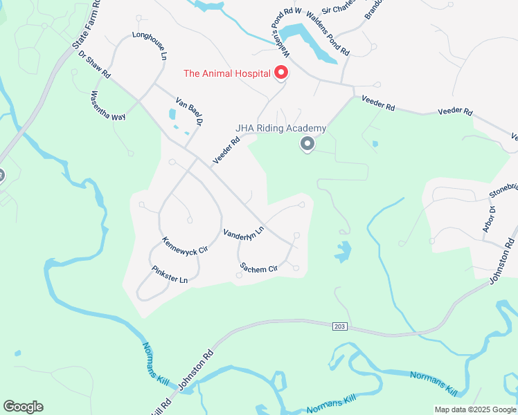 map of restaurants, bars, coffee shops, grocery stores, and more near 295 Doctor Shaw Road in Slingerlands