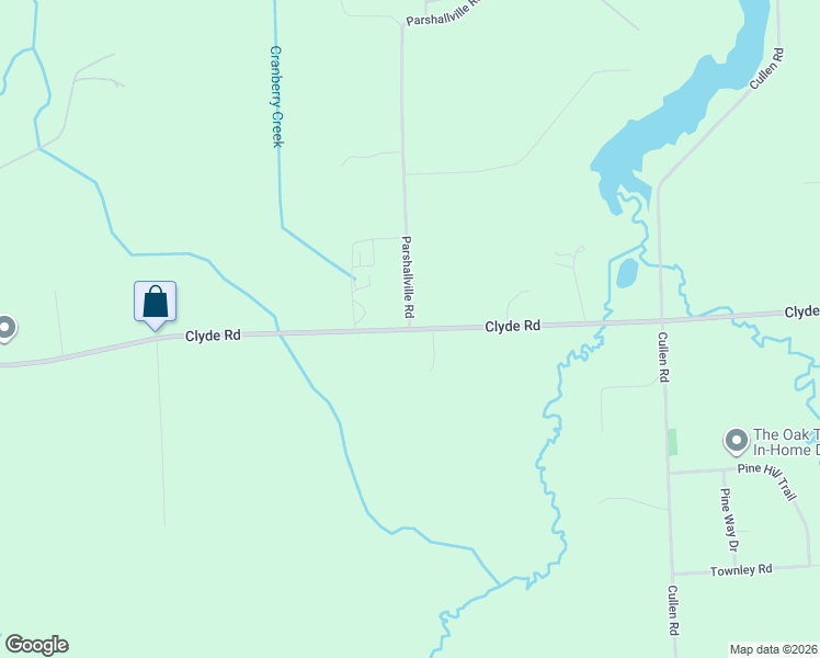 map of restaurants, bars, coffee shops, grocery stores, and more near 5000 Parshallville Road in Fenton