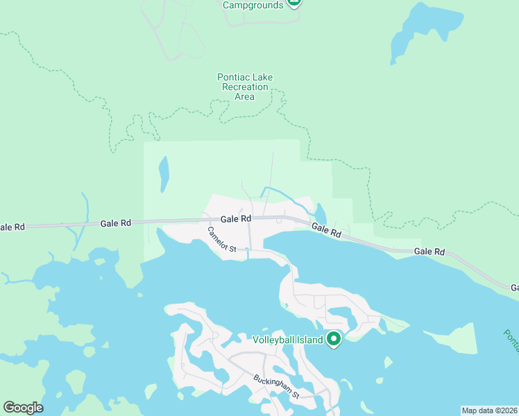 map of restaurants, bars, coffee shops, grocery stores, and more near 9170 Gale Road in White Lake charter Township