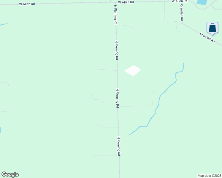 map of restaurants, bars, coffee shops, grocery stores, and more near 5451 North Fleming Road in Fowlerville
