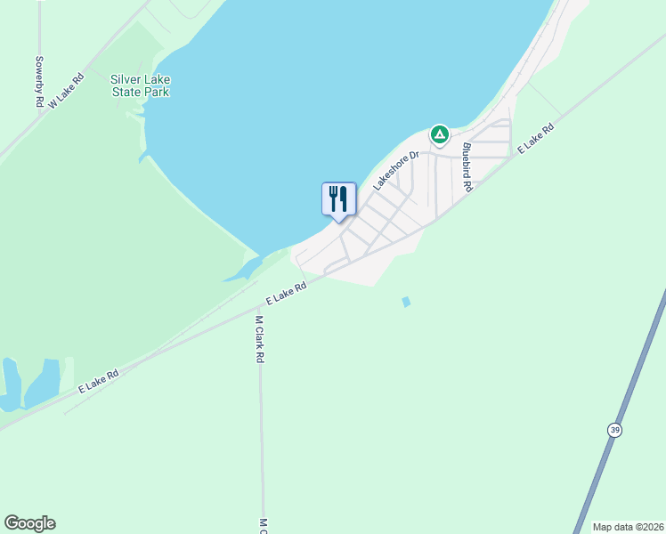 map of restaurants, bars, coffee shops, grocery stores, and more near 6697 East Lake Road in Castile