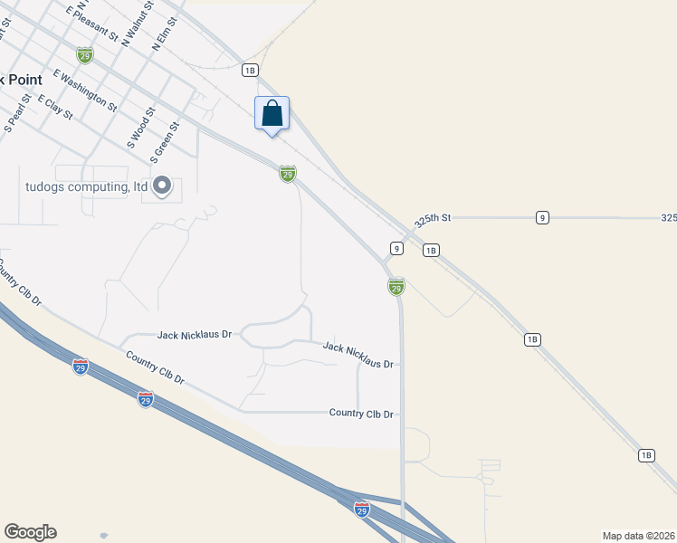 map of restaurants, bars, coffee shops, grocery stores, and more near 1210 Robert Jones Trail in Elk Point