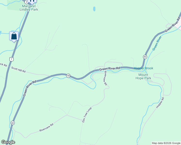 map of restaurants, bars, coffee shops, grocery stores, and more near 1571 Green River Rd in Williamstown