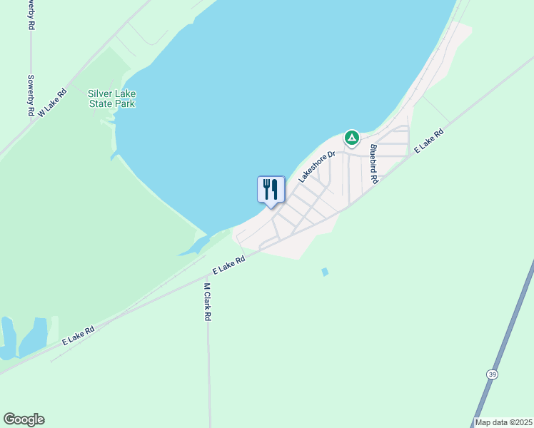 map of restaurants, bars, coffee shops, grocery stores, and more near 6695 Lakeshore Drive in Castile