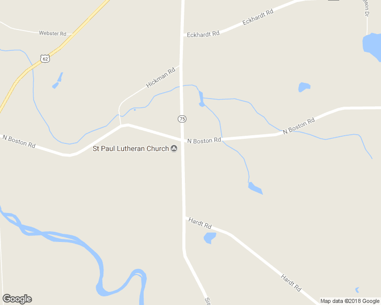 map of restaurants, bars, coffee shops, grocery stores, and more near 3525 North Boston Road in Eden