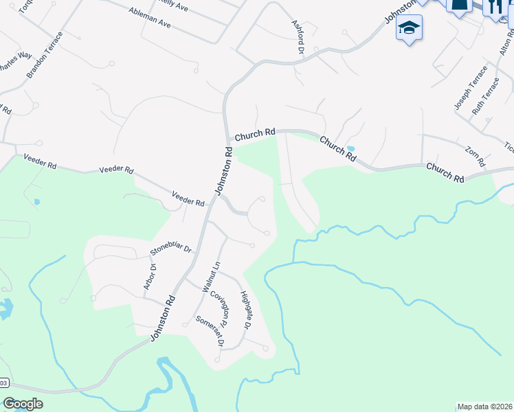 map of restaurants, bars, coffee shops, grocery stores, and more near 4044 Chaucer Place in Slingerlands