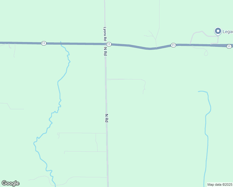 map of restaurants, bars, coffee shops, grocery stores, and more near N5160 North Road in Burlington