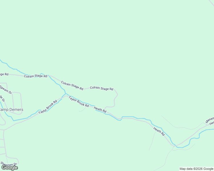 map of restaurants, bars, coffee shops, grocery stores, and more near 44 Colrain Stage Road in Colrain