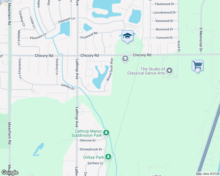 map of restaurants, bars, coffee shops, grocery stores, and more near 4401 Wood Duck Way in Racine