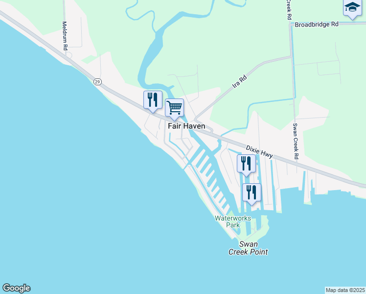 map of restaurants, bars, coffee shops, grocery stores, and more near 7764 Shorkey Drive in St. Clair County