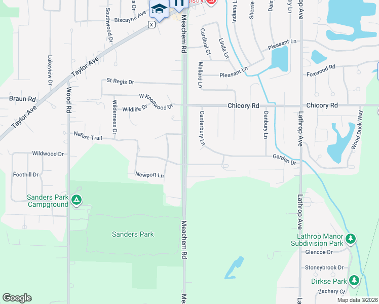 map of restaurants, bars, coffee shops, grocery stores, and more near 4405 Meachem Road in Mount Pleasant