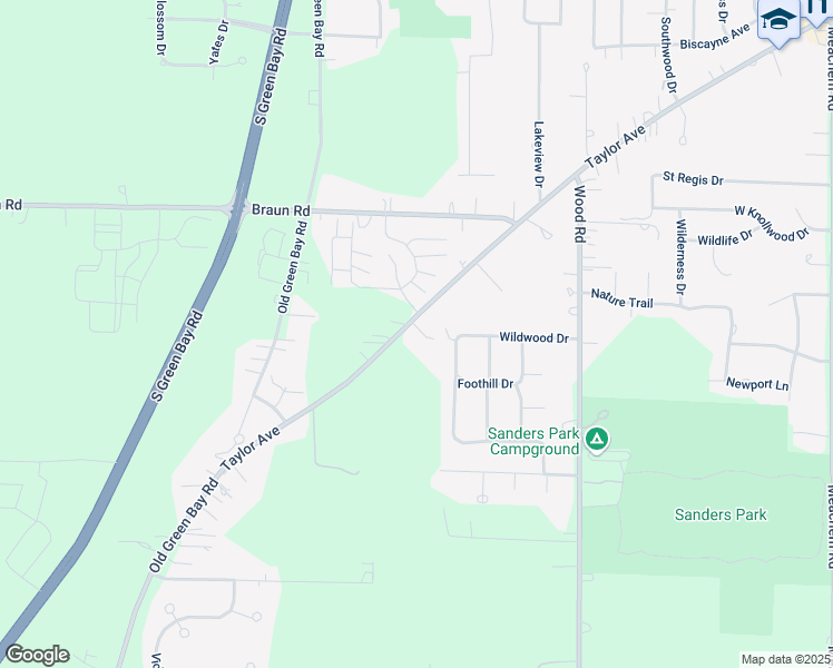 map of restaurants, bars, coffee shops, grocery stores, and more near 5933 Taylor Avenue in Mount Pleasant