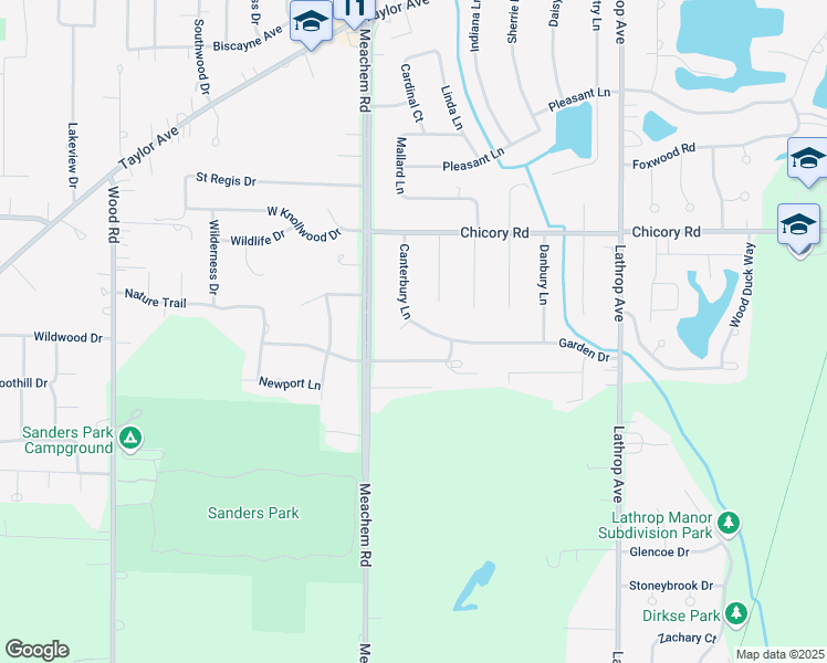 map of restaurants, bars, coffee shops, grocery stores, and more near 4535 Garden Drive in Mount Pleasant