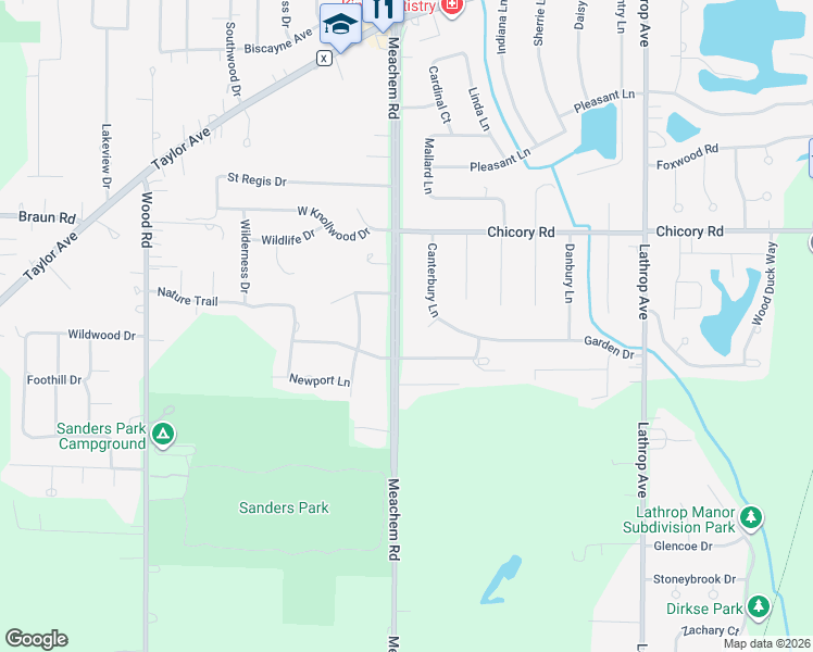 map of restaurants, bars, coffee shops, grocery stores, and more near 4405 Meachem Road in Mount Pleasant