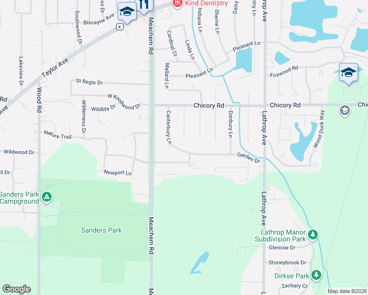 map of restaurants, bars, coffee shops, grocery stores, and more near 4504 Garden Drive in Mount Pleasant