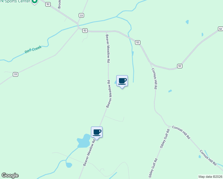 map of restaurants, bars, coffee shops, grocery stores, and more near 634 Beaver Meadow Road in Cooperstown