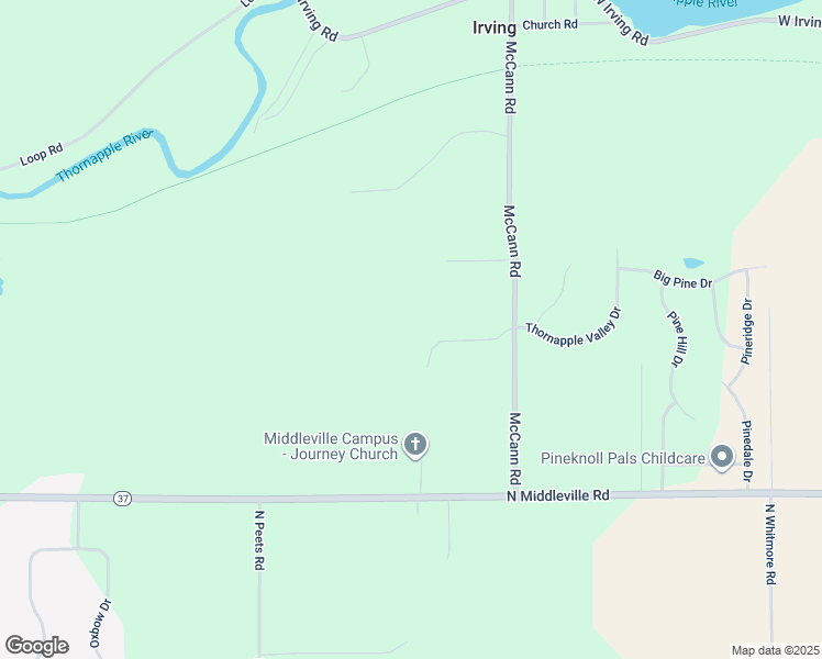 map of restaurants, bars, coffee shops, grocery stores, and more near 6648 Mapleview Drive in Hastings
